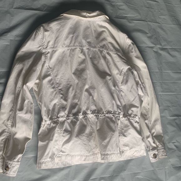 Eddie Bauer white short soft shell wind jacket womans size XXL 100% cotton - Picture 7 of 15